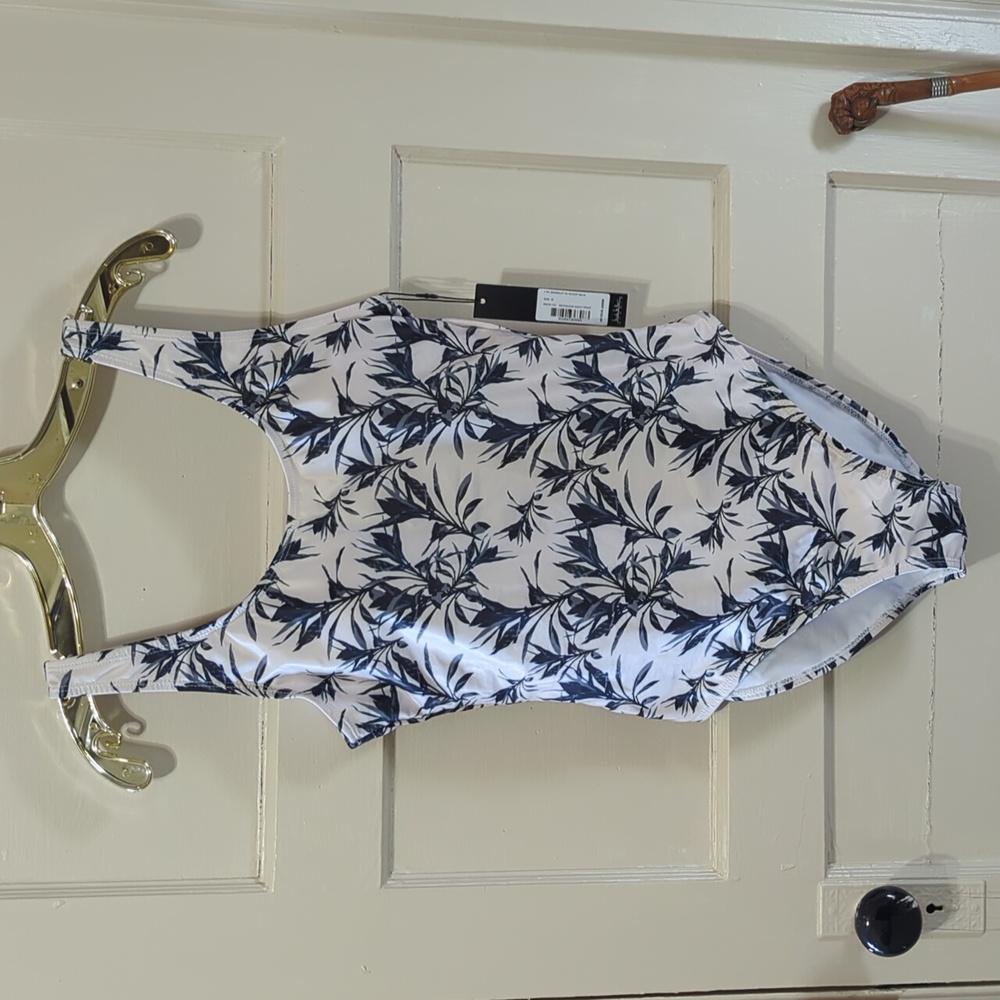 Nicole Miller Studio Women's Bathing Suit With Scoop Back NWT